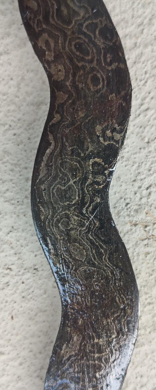 Pamor on Balinese Keris Blade