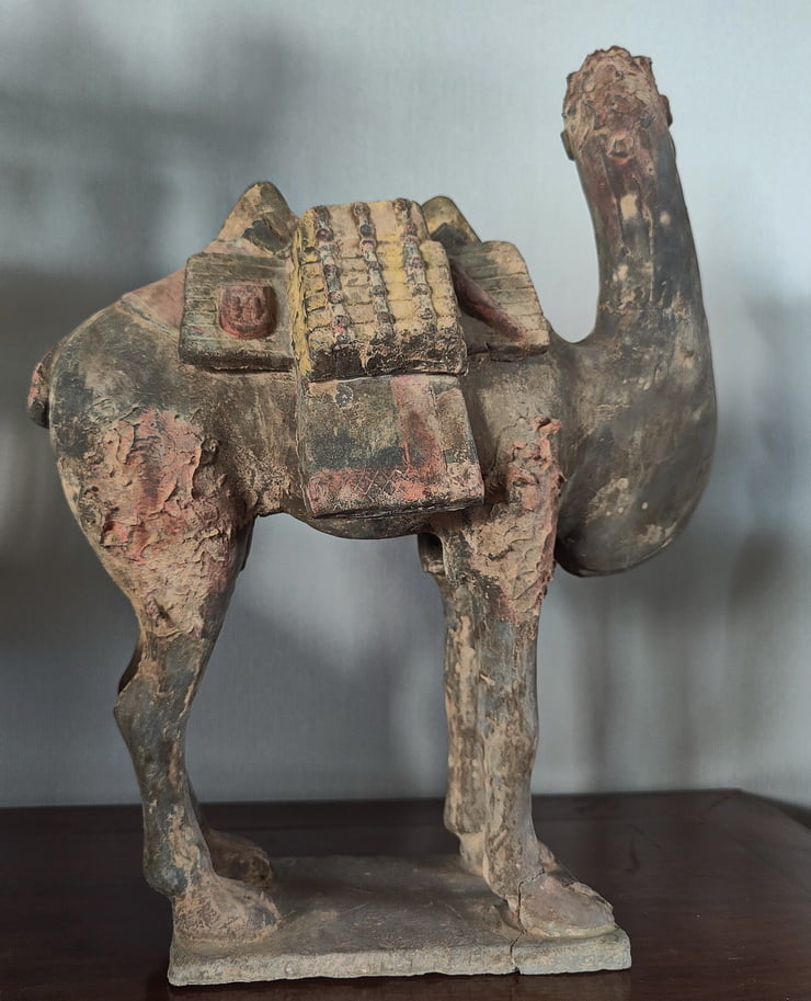 Tomb figure Tang Dynasty Bacterian Camel