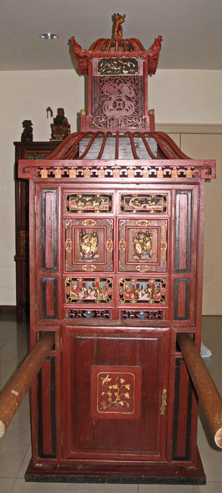 front of chinese wedding chair