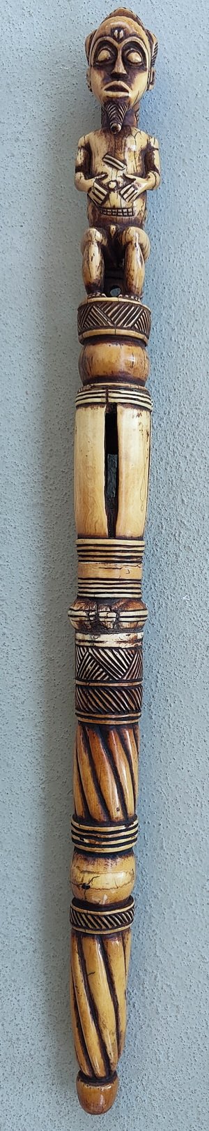 Rare Yoruba Iroke Ifa Divination Bone Tapper