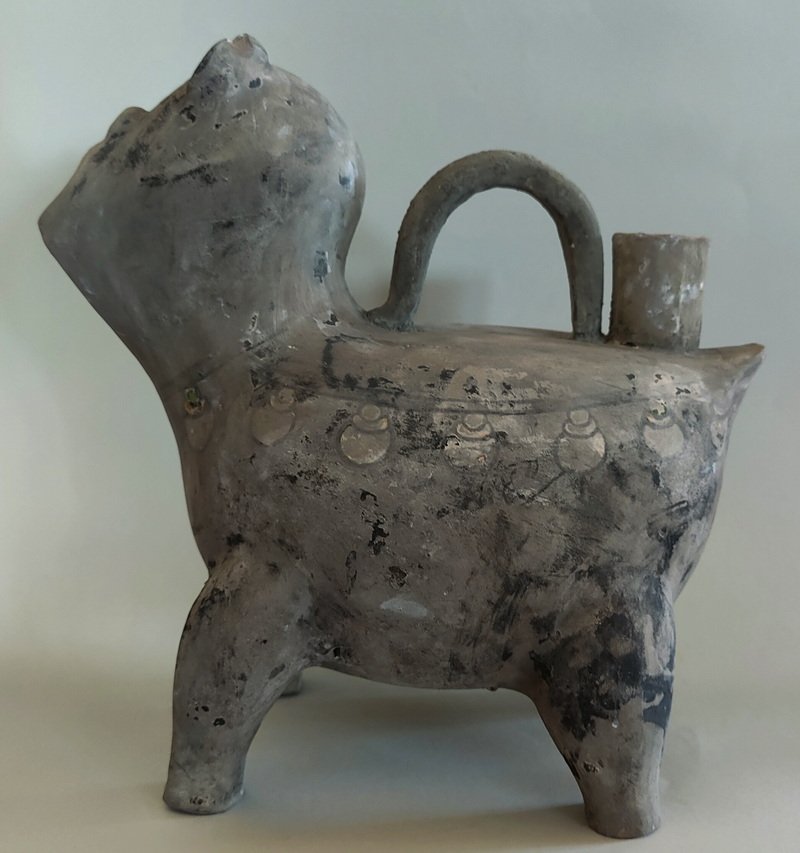 Chinese Dawenkou Culture Clay Pig